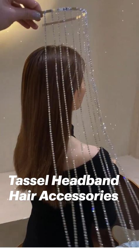 2022 Headband, Tassel Headband, Hair Style Vedio, Hair Up Styles, Hair Stylist Life, Hairstyles For Long Hair, Headband Hair, Easy Hairstyles For Long Hair, Hair Beads