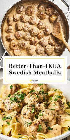 Easy Swedish Meatballs, Ikea Swedish Meatballs, Swedish Meatballs Easy, Meatballs And Gravy, Meatball Recipes Easy, Swedish Meatballs, Cream Wedding, Classy Wedding, Ground Pork