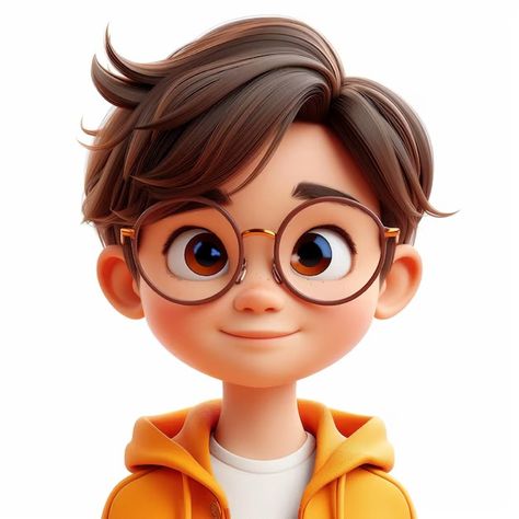 Rizwana | Freepik Cartoon Kids Character, Cartoon Face Png, Animation Face, Children Cartoon Images, Animation Cartoon Character, Cartoon Character Face, Boy With Specs Cartoon, Animated Face, Girl With Specs Cartoon