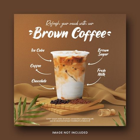 Price Package Design, Iced Coffee Poster, Coffee Layout, Coffee Ads, Coffee Posters, Coffee Poster Design, Cafe Posters, Photoshop Tutorial Typography, Menu Design Template