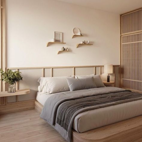 Discover serenity with our Japandi Wabi-Sabi Bedroom ideas! 🌿✨ Elevate your space with the perfect blend of Japanese minimalism and rustic charm to create a peaceful retreat at home! 🛏️🌙 #JapandiStyle #WabiSabiDecor #SereneSpaces #homeinterior #japandi #wabisabi #bedroom #japan #minimalist #homeanddecor #interiordesign Bedroom Ideas Japandi, Small Bedroom Ideas Minimalist, Japandi Style Bedroom, Scandinavian Interior Bedroom, Wabi Sabi Bedroom, Japandi Bedroom Ideas, Japandi Bedroom Design, Japandi Bedroom, Japandi Interiors