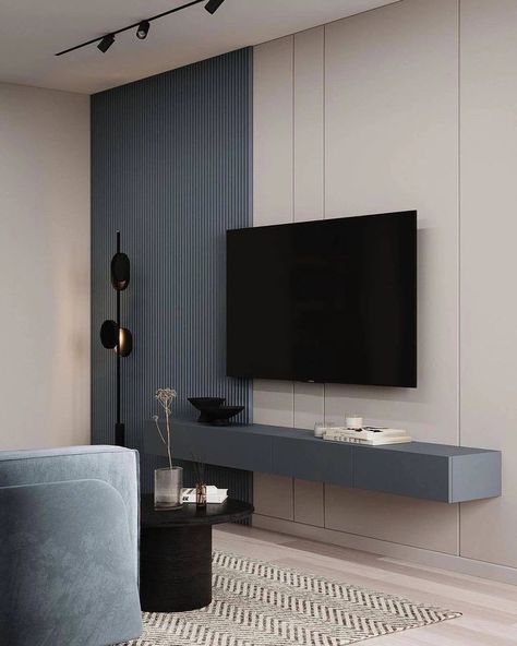 Tv Unit Bedroom, Modern Tv Unit Designs, Feature Wall Living Room, Tv Unit Interior Design, Tv Room Design, Living Room Design Inspiration, Tv In Bedroom, Tv Wall Design, Interior Wall Design