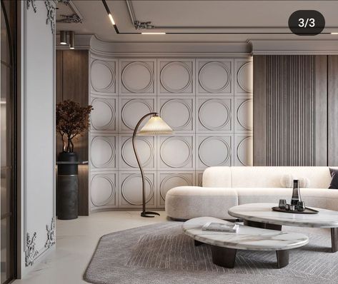 Wall Paneling Ideas Living Room Modern, Modern Plastering, Wall Paneling Ideas Living Room, Sophisticated House, Bedroom Design Inspiration, Sofa Wall, Clinic Interior Design, Wall Panel Design, Wall Texture Design