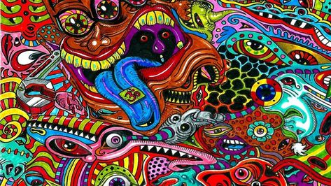 Psychedelic Art Background Wallpaper HD - Best Wallpaper HD Wallpapers Graffiti, Red Graffiti, Sf Wallpaper, Drawing Colorful, Red Laptop, Trippy Aesthetic, Trippy Backgrounds, Trippy Iphone Wallpaper, Colorful Wall Hanging