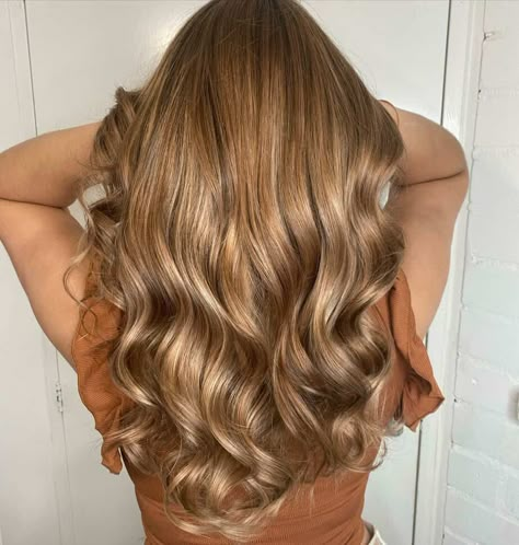 Honey Tones Hair, All Over Golden Brown Hair Color, Light Brown Without Highlights, Butterscotch Hair Color Brown, Golden Beige Brown Hair, Honey Gold Brown Hair, Honey Gold Hair Color, Light Brown Hair Without Highlights, Light Brown Golden Hair