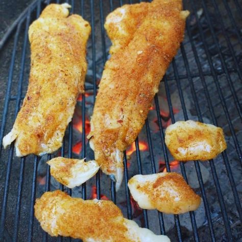 Grilled Catfish Recipes, George Foreman Recipes, When I See Him, Grilled Catfish, Parmesan Mashed Potatoes, Grilled Tilapia, Grilled Fish Recipes, Grilling Recipes Sides, Catfish Recipes