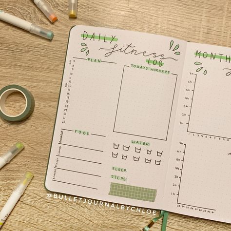 10 Fitness Spread Ideas For Your 2022 Bullet Journal | Archer and Olive Fitness Bujo, Running Tracker, Archer And Olive, Bullet Journal Work, Fitness Tracking, Bullet Journal Weekly Spread, Dot Grid Journal, Bullet Journal Ideas, Workout Log