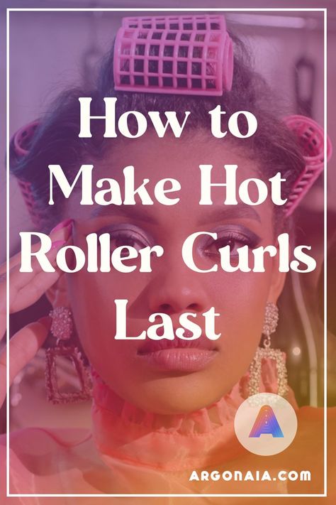 hot rollers Hot Rollers 70s Hair, Hot Roller Styles For Medium Hair, How To Style Layered Hair With Rollers, How To Use Sponge Rollers, Hot Curlers Hairstyles, Hot Rollers For Medium Hair, Hot Roller Hairstyles, Hot Roller Styles, Curlers Tutorial