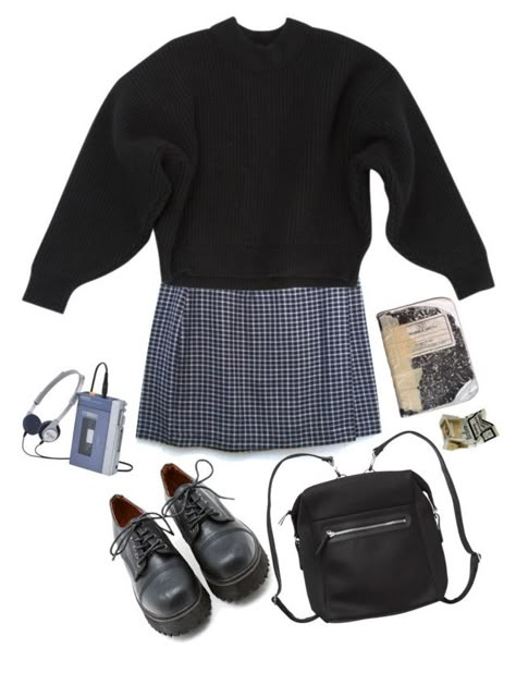 "stay away" by softgrl ❤ liked on Polyvore featuring Balenciaga, Sixtyseven, Monki and Plane Mode Hippie, 90s Grunge, Punk Outfits, Retro Outfits, Looks Style, Dream Clothes, Fashion Killa, Look Cool, Cute Casual Outfits