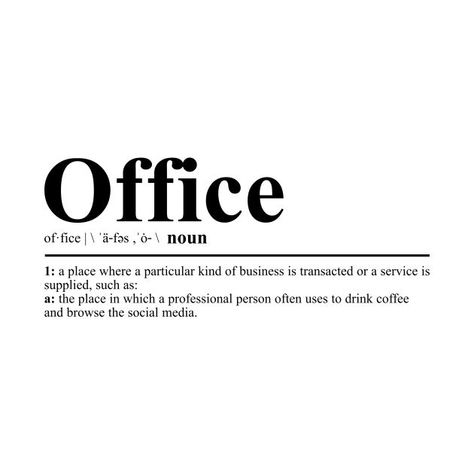 This design featuring “Funny Office Definition” is a perfect gift for office, business, home or yourself that love uinspirational, demotivational or funny quotes. Job Quotes Funny, Job Quotes, Office Quotes, Funny Office, Office Job, Office Humor, Cool Office, Funny Posters, Office Business