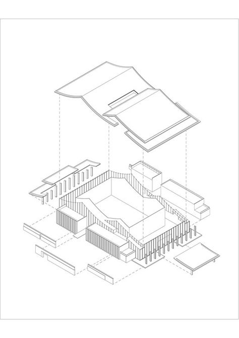 Gallery of Multi-Purpose Hall of Shaoxing Hotel / UAD - 24 Multi Purpose Hall Design Architecture, Winery Architecture, Wineries Architecture, Marriage Hall, Tropical Landscape Design, Multipurpose Hall, Hall Flooring, Function Hall, China Architecture