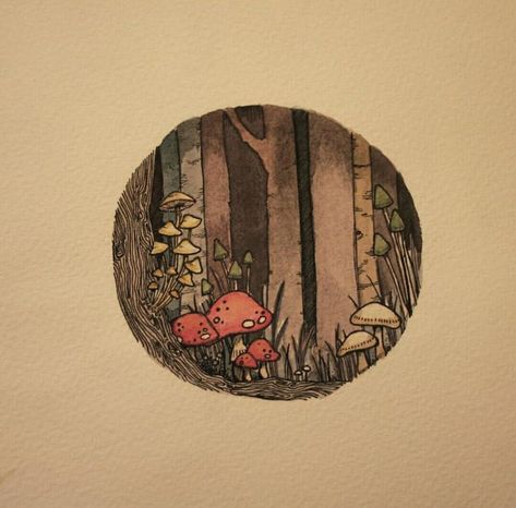 Pin by Valeria Cruz on Things | Art inspiration, Mushroom art, Illustration art Art Inspiration Aesthetic, Fairy Pfp, Inspiration Aesthetic, Mushroom Art, Profile Pic, Art Illustration, Aesthetic Art, Cool Art, Illustration Art