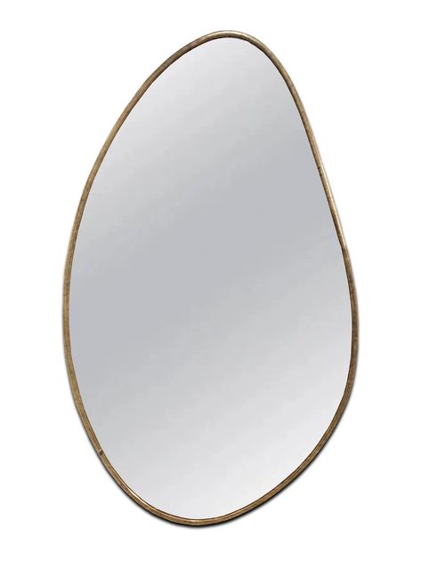 Antique Brass Asymmetrical Mirror Irregular Mirror Brass - Etsy Brass Wall Mirror, Irregular Wall Mirror, Irregular Mirror Bathroom, Bathroom Mirror Gold, Bathroom Mirror Aesthetic, Oblong Mirror, Mirror Unique, Bone Inlay Mirror, Asymmetrical Mirror