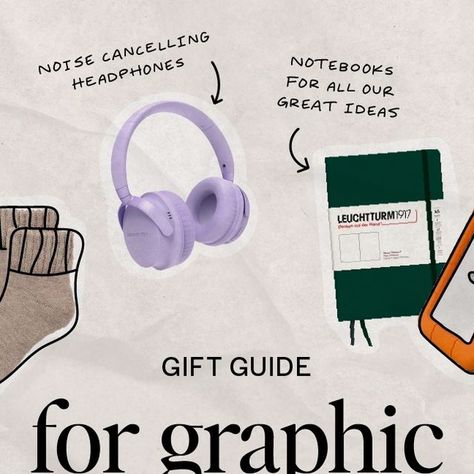 Victoria ✸ Graphic Designer on Instagram: "Gift guide for graphic designers 👩‍💻 Got a friend who's a graphic designer or are wanting to get yourself a gift for the holidays but not sure what? I've compiled some of the things that I believe are absolute must-haves in this cute lil' gift guide! Shout out to @tabeadesign for the design inspo 🤎 #giftguidefordesigners #giftguide2023 #holidaygiftguide #graphicdesigners #graphicdesigncommunity #svenskdesigner #grafiskdesigner #grafiskdesign #brandidentitydesigner #designcollages #passionprojects" Gifts For Graphic Designers, Holiday Gift Guide Design, Gift Graphic Design, Gift Guide Design, Instagram Gift, Holiday Guide, Gift Guides, Present Gift, Kiosk