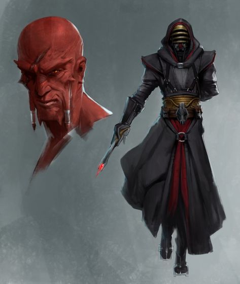 Star_Wars_Art_Illustration_01_Joshua_James_Sith-Inquisitor Star Wars Mask Concept, Emperor Vitiate, Star Wars Sith Pureblood, Star Wars Sith Art, Darth Vitiate, Sith Species, Darth Vindican, Old Republic Sith, Sith Emperor