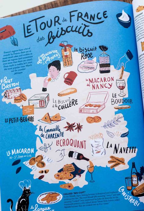 Art Tourism, Maps Illustration, Map Illustrations, Illustrated Maps, Food Map, French Lessons, Travel Illustration, Illustrated Map, Travel Maps