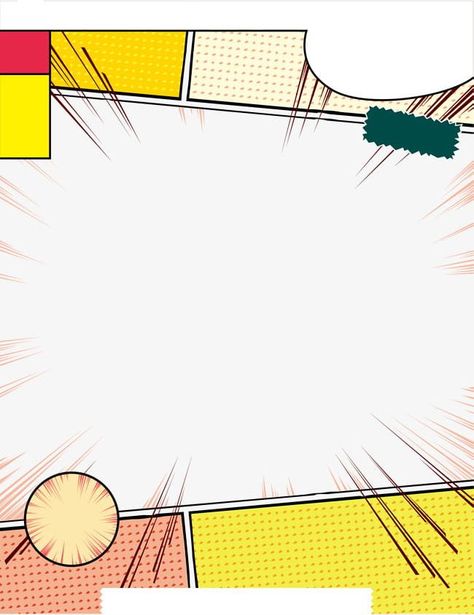 Comic Design Ideas, Comic Border, Comic Texture, Manga Frame, Comic Png, Cartoon Frame, Sport Flyer, Flyer Dj, Comic Background