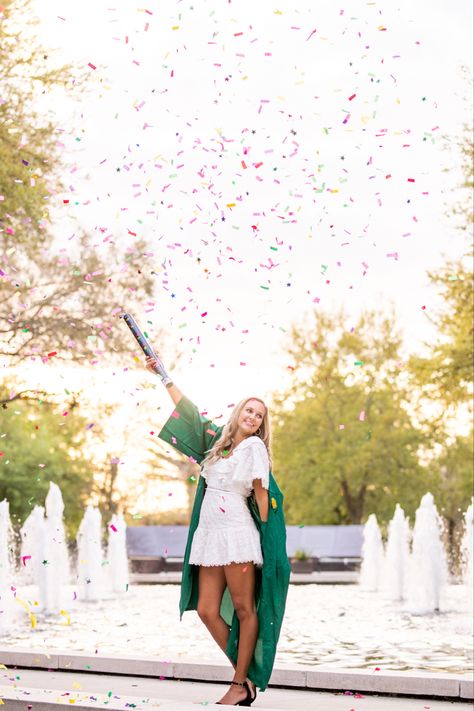 University Of South Florida Graduation Pictures, Usf Graduation Pictures, Usf Graduation, Grad 2023, College Grad Photos, College Graduation Pictures Poses, Grad Shoot, College Photography, University Of Tampa