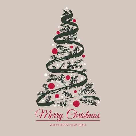 Text merry christmas and happy new year ... | Premium Vector #Freepik #vector #christmas-art #christmas-abstract #winter-card #christmas-3d Merry Christmas Wallpapers, Merry Christmas Illustration, Happ New Year, Christmas Abstract, Happy Christmas Card, Gift Tags Handmade, New Year Tree, Christmas Gift Tags Handmade, New Years Tree