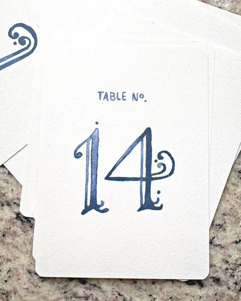 💙 On the packing table today --> 🖌️A customer found an old post of mine and asked for custom hand-painted wedding table numbers like the ones I had made for my own wedding many years ago —so I re-launched them this year! These adorable hand-painted watercolor table numbers are back to bring all the vibes to your special day! 💙⁠ ⁠ 👉️ If you love these elegant digits, they're all waiting for you --> ✨️ in my Etsy store now! ✨️⁠ ⁠ ⭐️ And have you joined my email Newsletter yet? Email subscriber... Vintage Blue And White Wedding Theme, Blue And White Stationary, Watercolor Wedding Table Numbers, Pearl Table Numbers, Hand Drawn Table Numbers, Watercolor Table Numbers Wedding, Table Markers Wedding, Creative Table Numbers Wedding, Tile Table Numbers