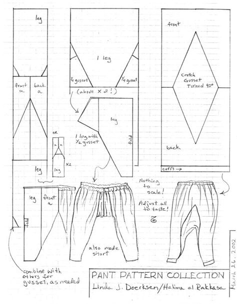 Salwar variation Viking Pants, Pantalon Thai, Harem Pants Pattern, Sarouel Pants, Viking Garb, Trousers Pattern, Trouser Pattern, Medieval Garb, Viking Costume