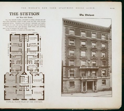 Nyc Apartment Floor Plans, Vintage Apartment, Vintage House Plans, Apartment Floor Plans, Apartment Plans, Shop Front Design, New York Apartment, Nyc Apartment, Architecture Illustration