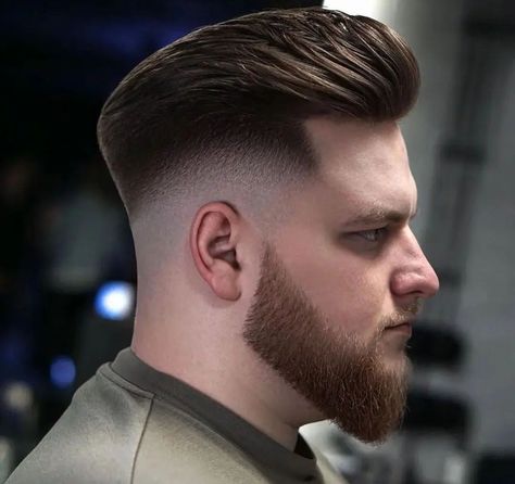 Short Hair With Undercut, Fohawk Haircut Fade, Hair With Undercut, Brunette Short Hair, Gents Hairstyles, Brunette Short, Haircuts For 2023, Short Haircuts For Men, Kinds Of Haircut