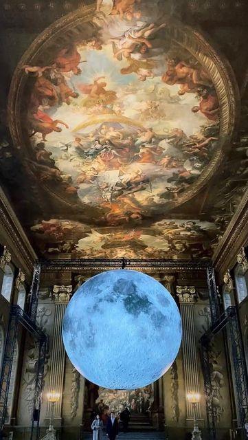 Moon Museum London, Museum Of The Moon, Luke Jerram, Manifest 2023, Moon Museum, Old Royal Naval College, Lunar Surface, 2023 Travel, London Family