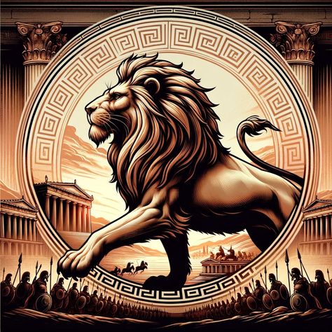 Signs, Sigils & Symbols: The Lion of Courage 🦁 Rise and roar, seekers of strength! This morning, we delve into the majestic symbol of the Lion, a potent emblem of bravery and courage in ancient Greek culture. Symbolic Insights: The Lion, depicted in a powerful stance against a backdrop of an ancient battlefield, stands as a testament to leadership and strength. In Greek mythology and iconography, the lion is often seen accompanying heroes and gods, embodying the virtues of fearlessness and... Ancient Battlefield, Ancient Greek Culture, Photoshop Tutorial Typography, The Virtues, Greek Culture, Photoshop Tutorial, Text Effects, The Lion, Greek Mythology