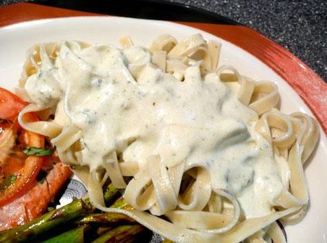 Herbed Goat Cheese Sauce Grilled Portabella Mushrooms, Goat Cheese Sauce, Herbed Goat Cheese, Portabella Mushrooms, Goat Cheese Pasta, Goat Cheese Recipes, Cheese Sauce Recipe, Cheese Sauce, Pasta Sauce