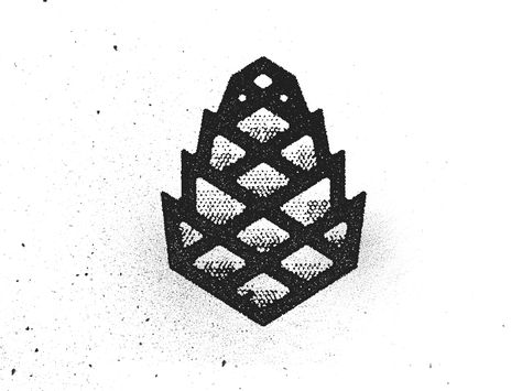 Pinecone doodle that I'm messing around with. Pinecone Logo, Cheese Logo, Graphics Board, Black Pine, Wall Logo, Icon Style, Icon Sets, Inspiration Logo, Wood Burning Patterns