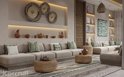 Luxury Majlis, Arabian Majlis, Modern Majlis, Majlis Interior Design, Classic Interior Design Living Room, Saudi Heritage, Arabic Living Room, Acoustics Design, Luxury Bathroom Inspiration