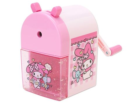 Hello Kitty School Supplies, Stationary Pens, Mermaid Cave, Hello Kitty School, Cute School Stationary, Kawaii Things, Sanrio Japan, Material Things, Pencil Sharpeners