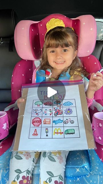 Kids Road Trip Ideas Long Car Rides, Road Trip Activities For Toddlers, Games In The Car, Vacation Activities For Kids, Car Trip Activities, Travel Activities For Kids, Car Ride Activities, Travel Bingo, Road Trip Bingo