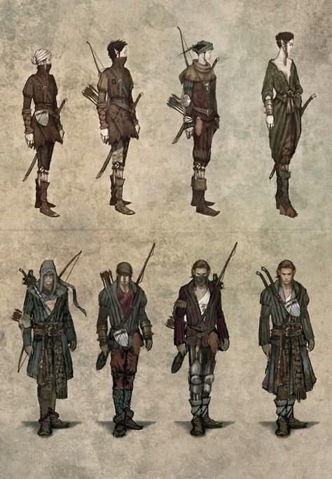 Concept Art for The Witcher 2: Elves Witcher Dress, Witcher Concept Art, Elf Concept Art, Scoia Tael, Witcher 2, Power Hungry, Concept Art Character, Fantasy Male, Fantasy Armor