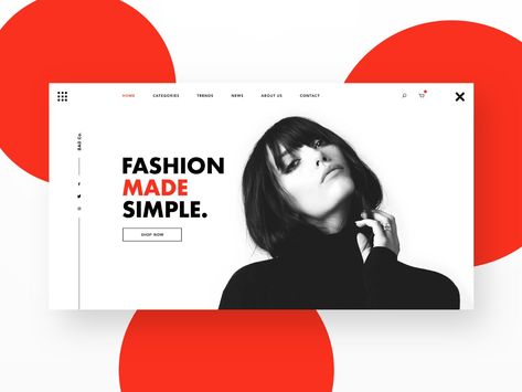 Beautiful Website Design, Web Ui Design, Ecommerce Website Design, Simple Website, Web Design Tips, Ui Design Inspiration, Web Design Agency, Web Layout Design, Design Visual