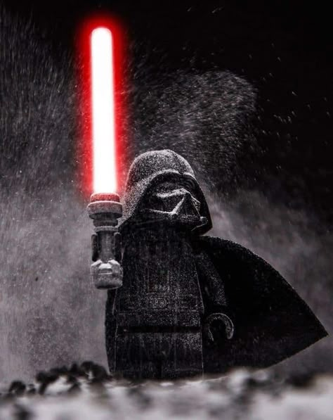 Lego Aesthetic, Lego Darth Vader, Lego, Darth Vader, Star Wars, Red, Art