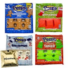 https://encrypted-tbn0.gstatic.com/images?q=tbn:ANd9GcQ49sc8LC06OUBd5PDr85EXiy_W9l5GTKG8dQ&usqp=CAU Christmas Peeps, Fat Free Snacks, Peeps Flavors, Marshmallow Candy, Peeps Candy, Flavored Marshmallows, Marshmallow Snowman, Marshmallow Peeps, Mini Treats