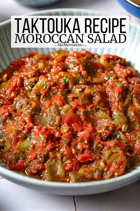 Suzy Mediterranean, Arabisk Mad, Roasted Bell Peppers, Mezze Platter, Moroccan Vegetables, Bell Pepper Salad, Lamb Stew Recipes, Moroccan Salad, Vegan Appetizer