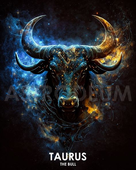 Taurus Wallpaper, Bull Artwork, Taurus Art, Taurus Bull, Taurus And Scorpio, Bull Tattoos, Bull Art, Taurus Zodiac Facts, Aries Tattoo