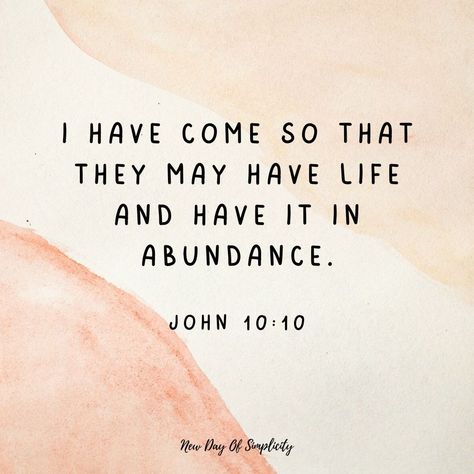 Life In Abundance Scripture, Life More Abundantly Scripture, Abundance Bible Verse, Abundance Scripture, Mirror Motivation, Journaling 2024, Life Abundantly, Kingdom Living, Financial Prayers