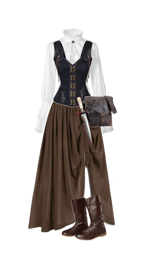 Medieval Outfit, Pirate Outfit, Fair Outfits, Witch Outfit, Fantasy Dress, Themed Outfits, Clothing Hacks, Fantasy Fashion, Narnia