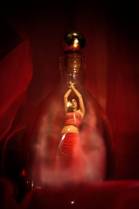 Genie in a bottle by ShadowsOfTheDay.deviantart.com on @DeviantArt Genie In A Bottle Photoshoot, Mall Bangs, Genie Lamp Aesthetic, Sultan Aladdin, Giant Genie Lamp, Inside Genie Lamp, I Dream Of Genie, Genie Bottles For Sale, Ancient Babylon