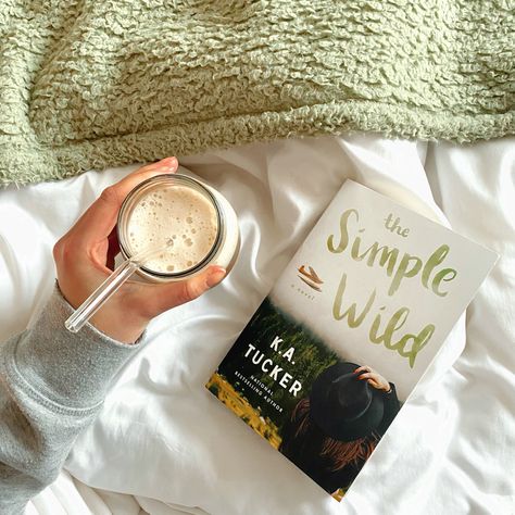 The Simple Wild Book Aesthetic, Bookstagram Aesthetic Simple, The Simple Wild Book, Reading Aesthetic Cozy, The Simple Wild, Wild Book, Cozy Morning, Reading Aesthetic, Aesthetic Cozy