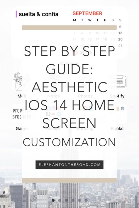 Step by Step Guide: Aesthetic iOS 14 Home Screen Customization. How to customize the NEW iOS 14 home screen. Step by step guide + hacks. Icon Images For Iphone, Home Screen Shortcut Ideas, How To Customize Your Home Screen, Customizing Iphone Home Screen, How To Use Widgetsmith On Iphone, How To Customize Iphone, Phone Asethic Ideas, How To Make Your Home Screen Aesthetic, Customize Phone Screen