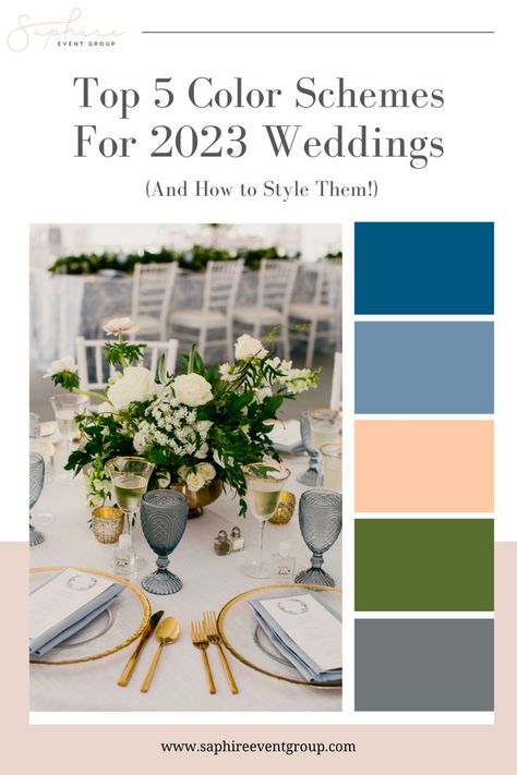 2023 Wedding Trends Centerpieces, Wedding Colour Combinations 2023, 2023 Bridal Colors, Wedding Colour 2023, Spring Wedding Colours 2024, Wedding Colour Trends For 2023, 2023 Wedding Palette, July Wedding Colors Summer 2023, Wedding Pallettes Color Schemes