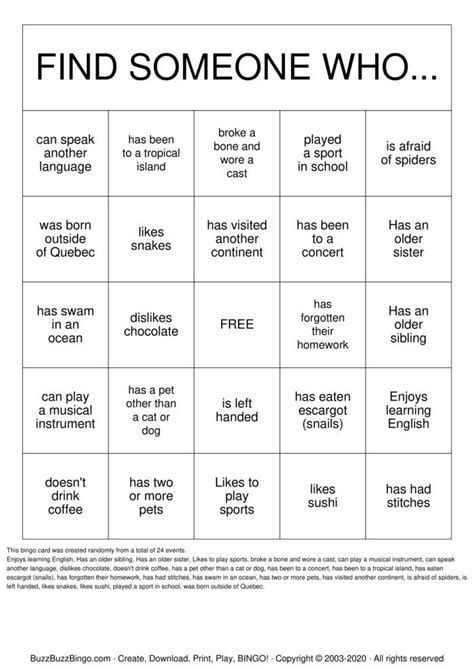 Bingo Introduction Game Template Free Bingo Cards, Telling Time Worksheets, Outside Games, Coloring Pages Winter, Bingo Template, Minecraft Coloring Pages, Fun Outdoor Games, Super Teacher, Time Worksheets