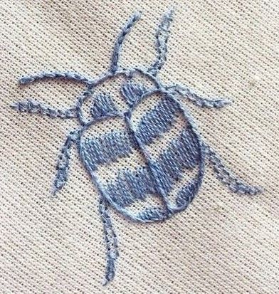 Moth Embroidery Simple, Embroidery Bugs, Beetle Embroidery, Line Embroidery Design, Bug Embroidery, Insect Embroidery, Bugs Embroidery, Clothes Embroidery Diy, Hand Embroidery Projects