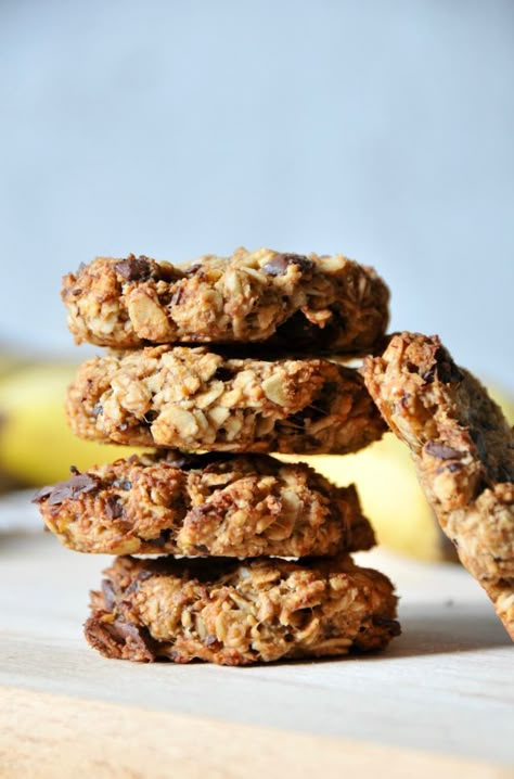 Easy Healthy Oatmeal, Power Cookies, Cookies Banane, Biscuits Diététiques, Healthy Oatmeal Cookies, Healthy Seeds, Peanut Butter Oatmeal, Healthy Oatmeal, Peanut Butter Recipes