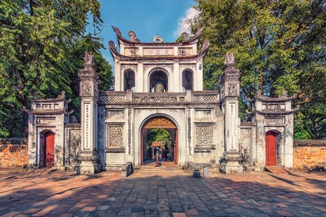 Temple of Literature Hanoi | History, Hours, Ticket, Dress Code City Layout, Hanoi Vietnam, Historical Landmarks, Heathrow, River Cruises, Da Nang, Beautiful Architecture, Yokohama, Unesco World Heritage Site